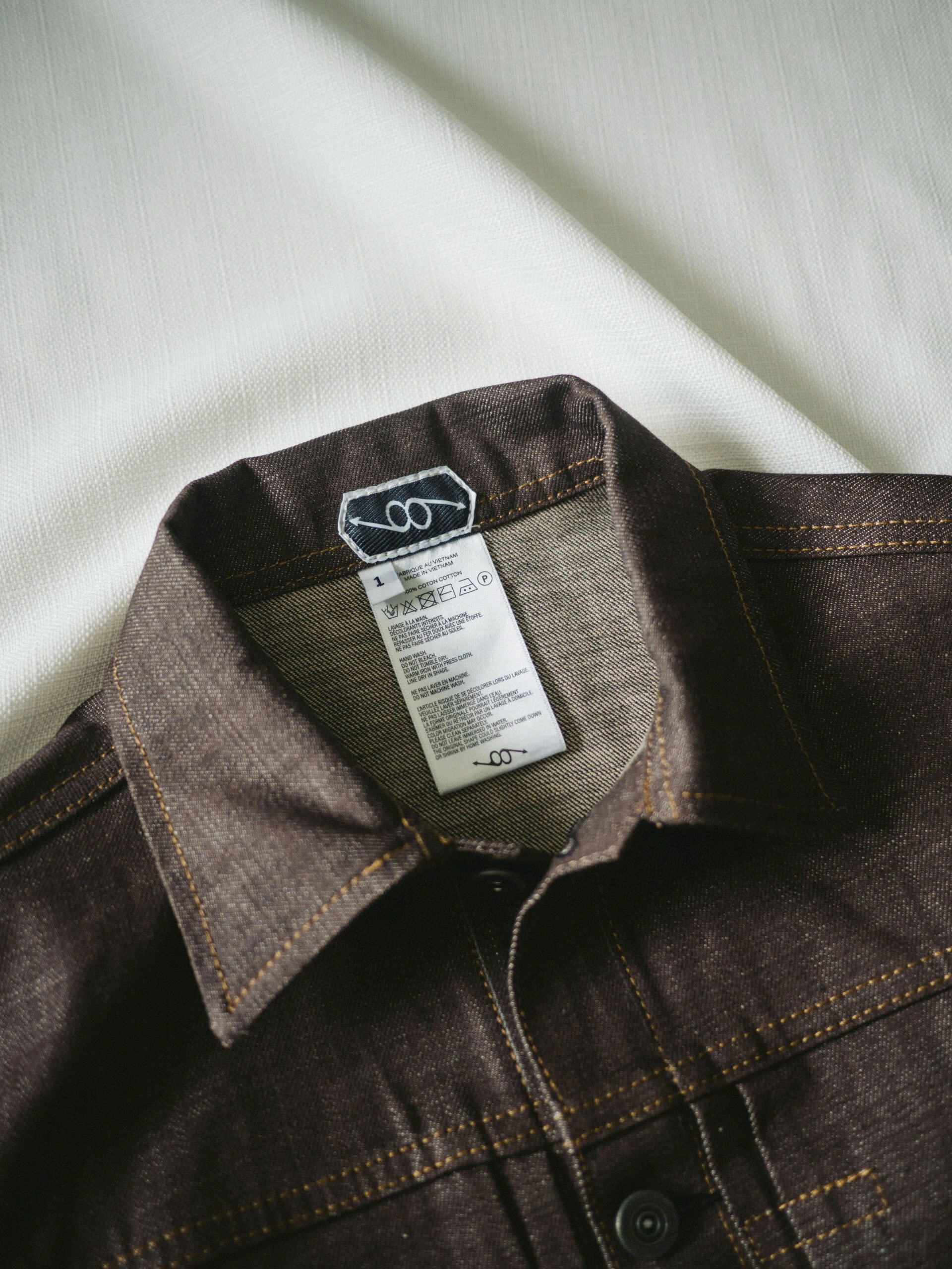 Tag placement on the product